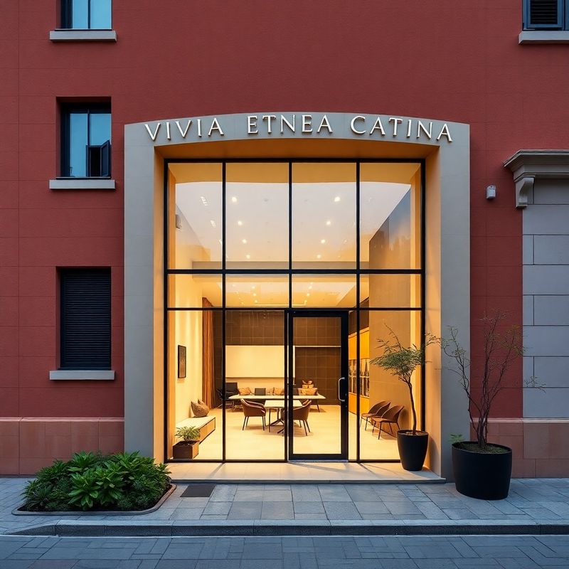 Esterno dell'ufficio di Nuovo Atelier in Via Etnea, Catania